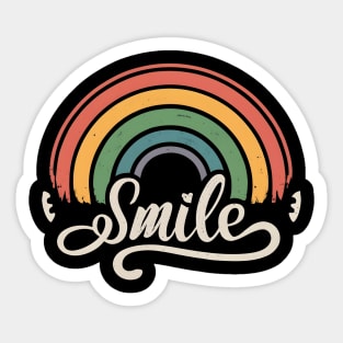 Rainbow Smile Sticker